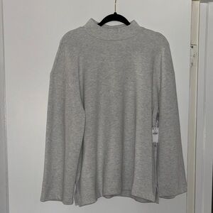 Old Navy Light Gray mock neck
